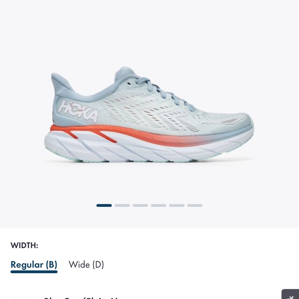 Hoka Clifton-8 Size 7 Color: Blue Fog/Plein Air